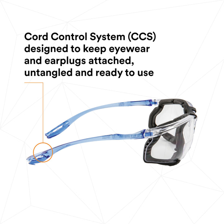3M Virtua CCS Protective Eyewear with Foam Gasket