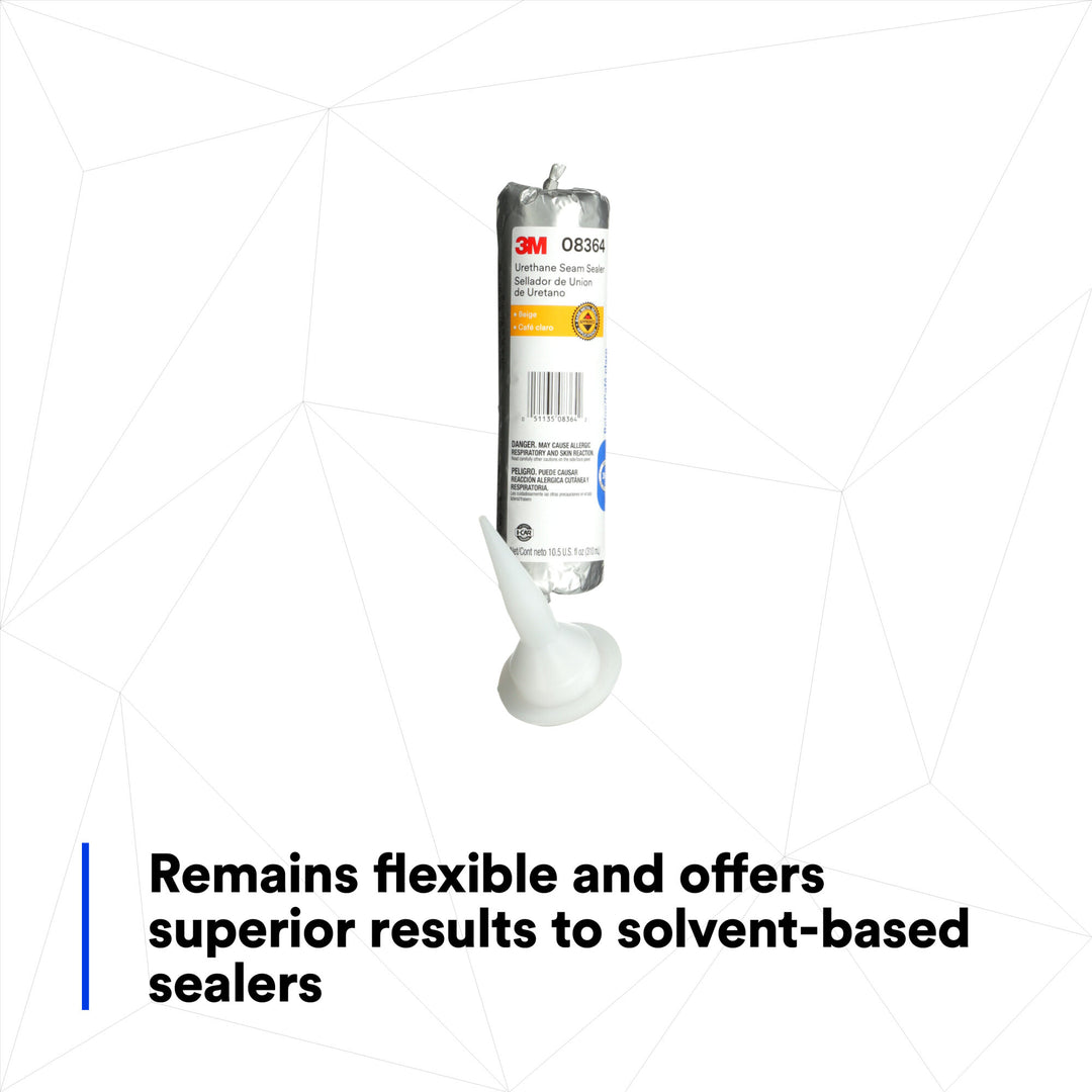 3M Urethane Seam Sealer, 08364, Beige, 310 mL Foil Pack
