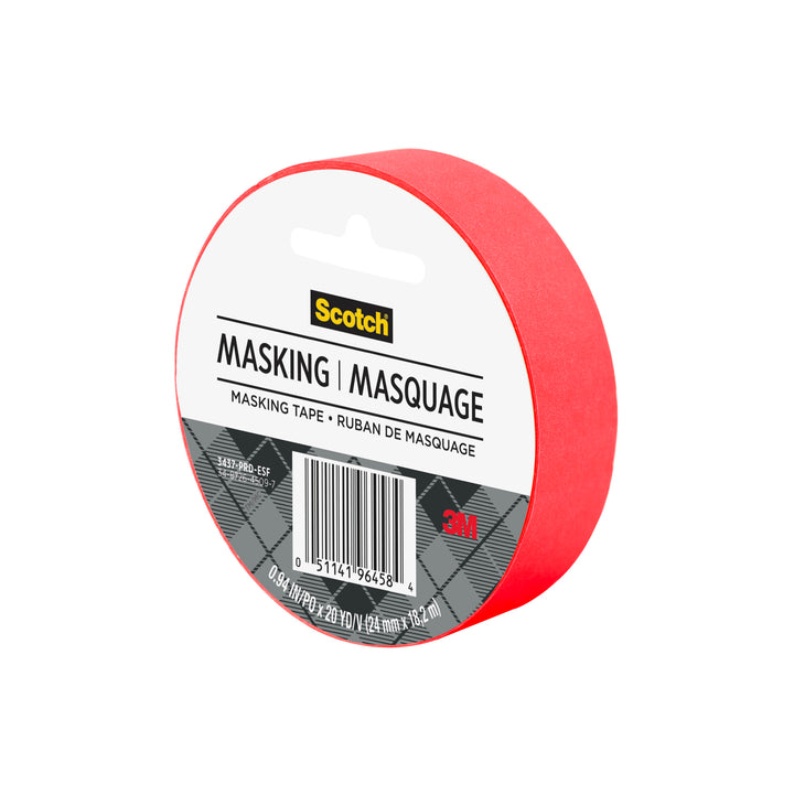 Scotch® Expressions Masking Tape, 3437-PRD-ESF, Primary Red