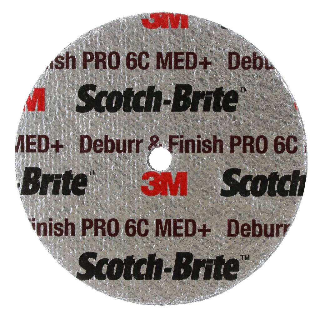 Scotch-Brite Deburr & Finish Pro Unitized Wheel, DP-UW, 6C Medium+