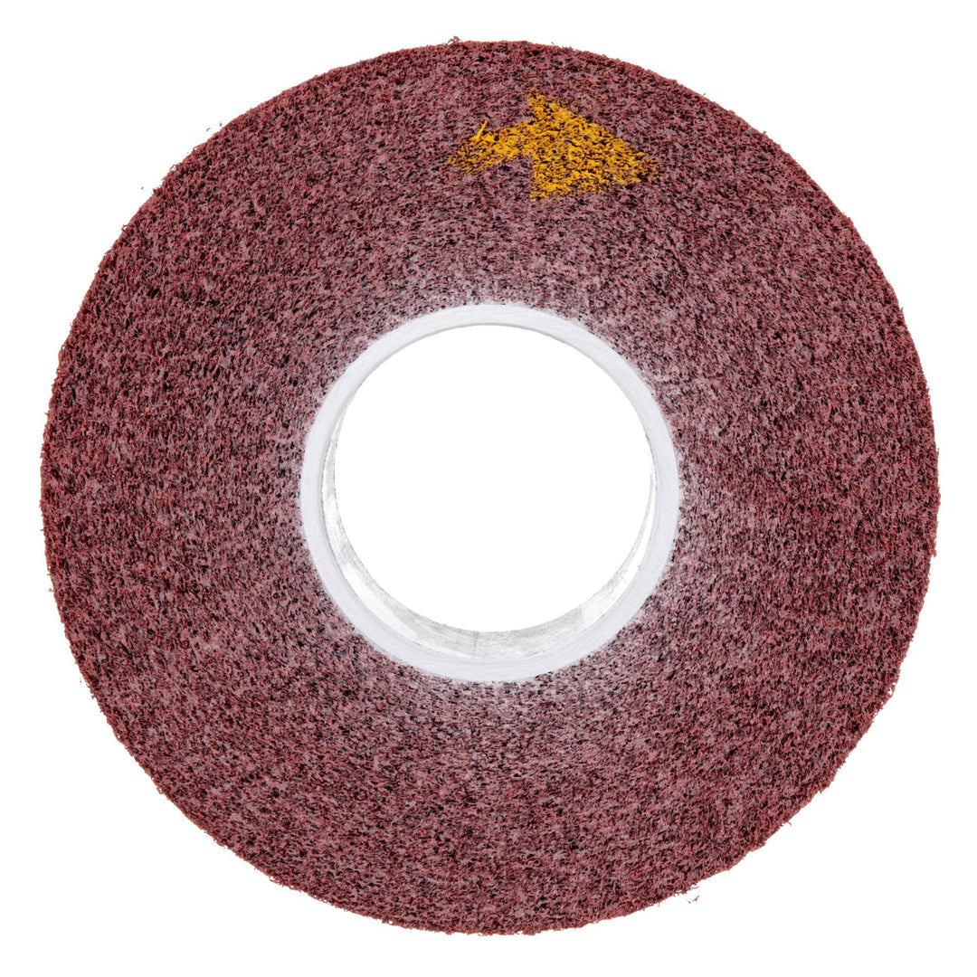 Scotch-Brite Metal Finishing Wheel, MF-WL, 5A Medium, 8 in x 2 in x 3
in