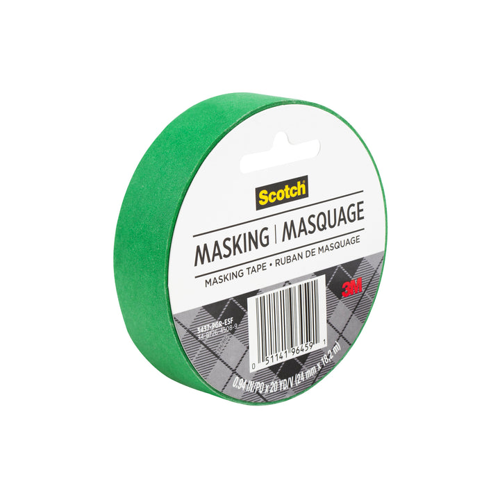Scotch® Expressions Masking Tape, 3437-PGR-ESF, Primary Green