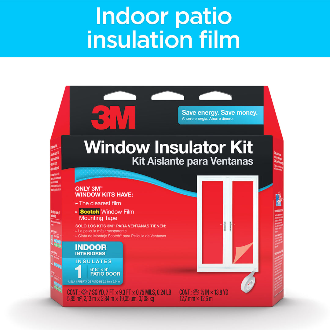 3M Indoor Window Insulator Kit - Patio Door, 2144W-6