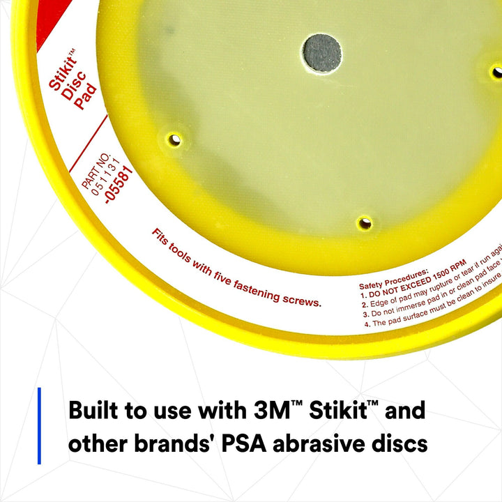 3M Stikit Disc Pad Dust Free, 05581, 8 in
