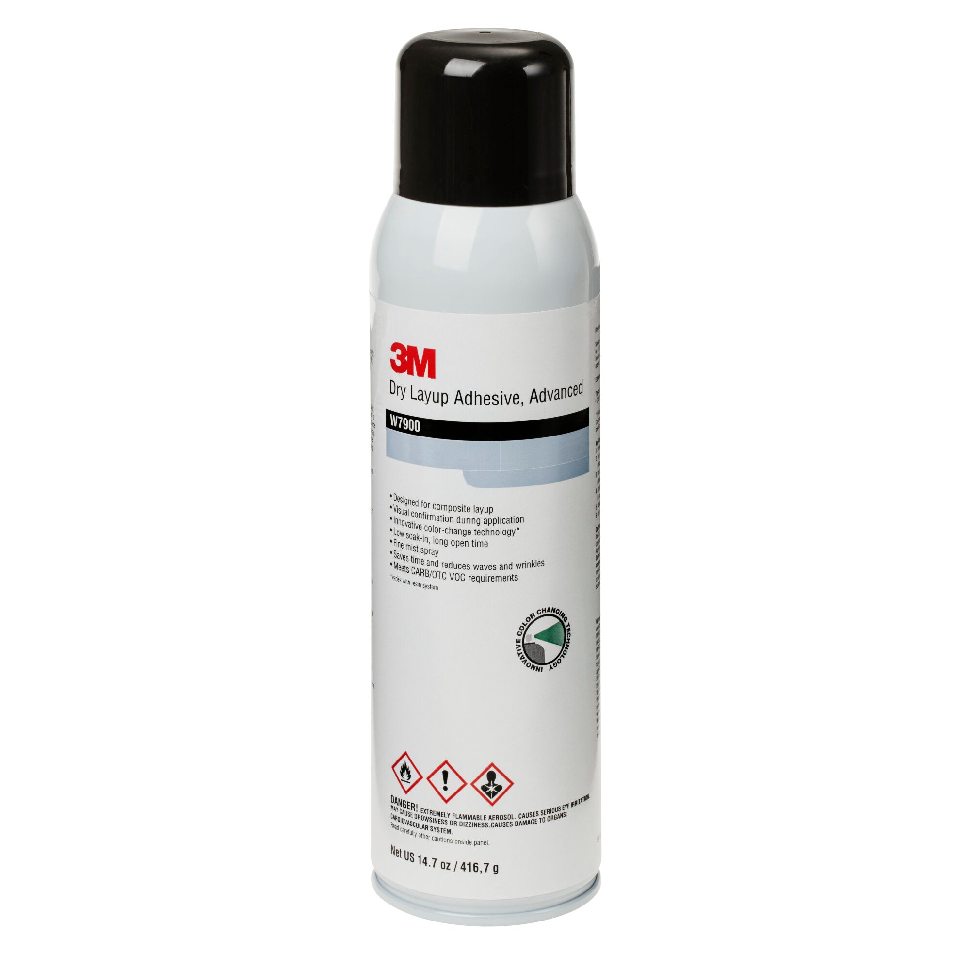 3M Dry Layup Adhesive 2.0 W7900, color-change technology, 18.93 Liter ...