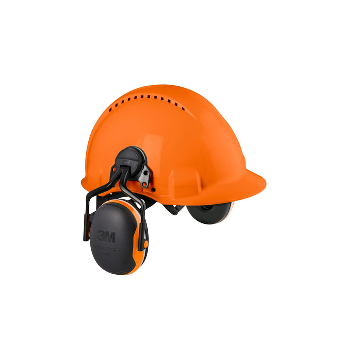 3M PELTOR Earmuffs X4P5E, Forestry Orange