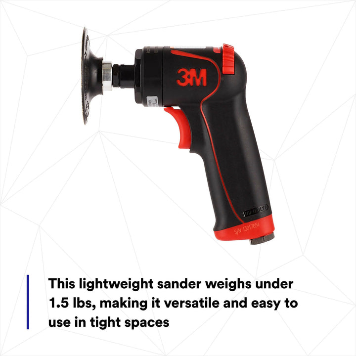 3M Pistol Grip Disc Sander, 33577, 50 mm and 75 mm, 18,000 Max RPM