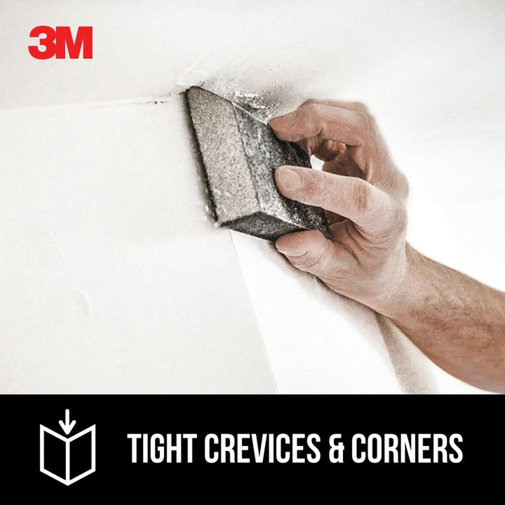 3M Drywall Sanding Sponge CP-042-4PK, Single Angle, 4 7/8 in x 2 7/8 in x 1 in