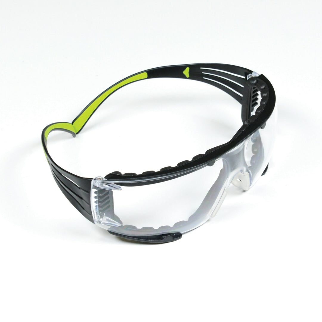 3M SecureFit Safety Glasses SF401AF-FM, Foam, Clear Anti-fog Lens