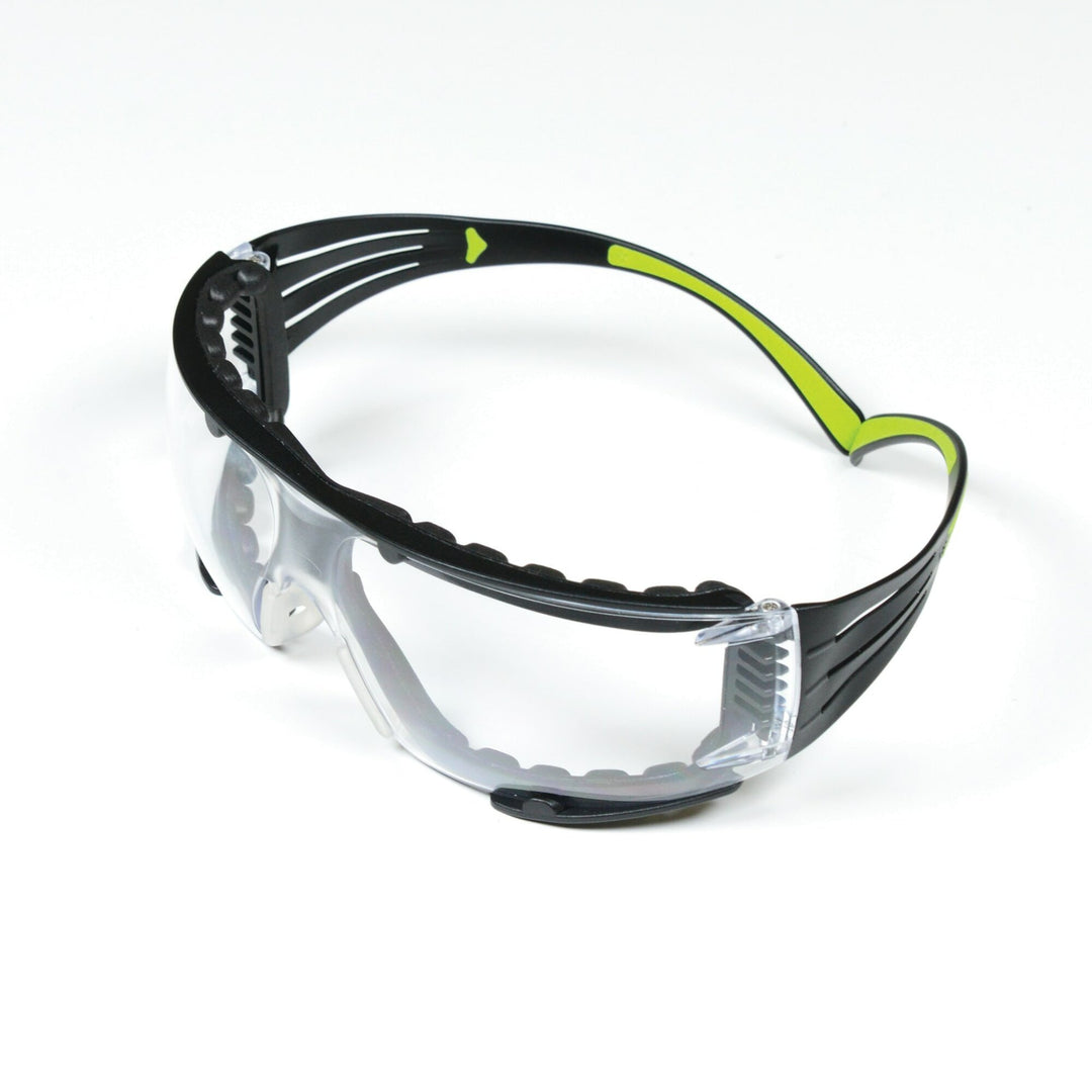 3M SecureFit Safety Glasses SF401AF-FM, Foam, Clear Anti-fog Lens