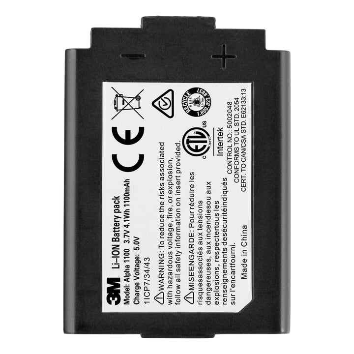 3M Rechargeable Li-Ion Battery Pack, Alpha1100