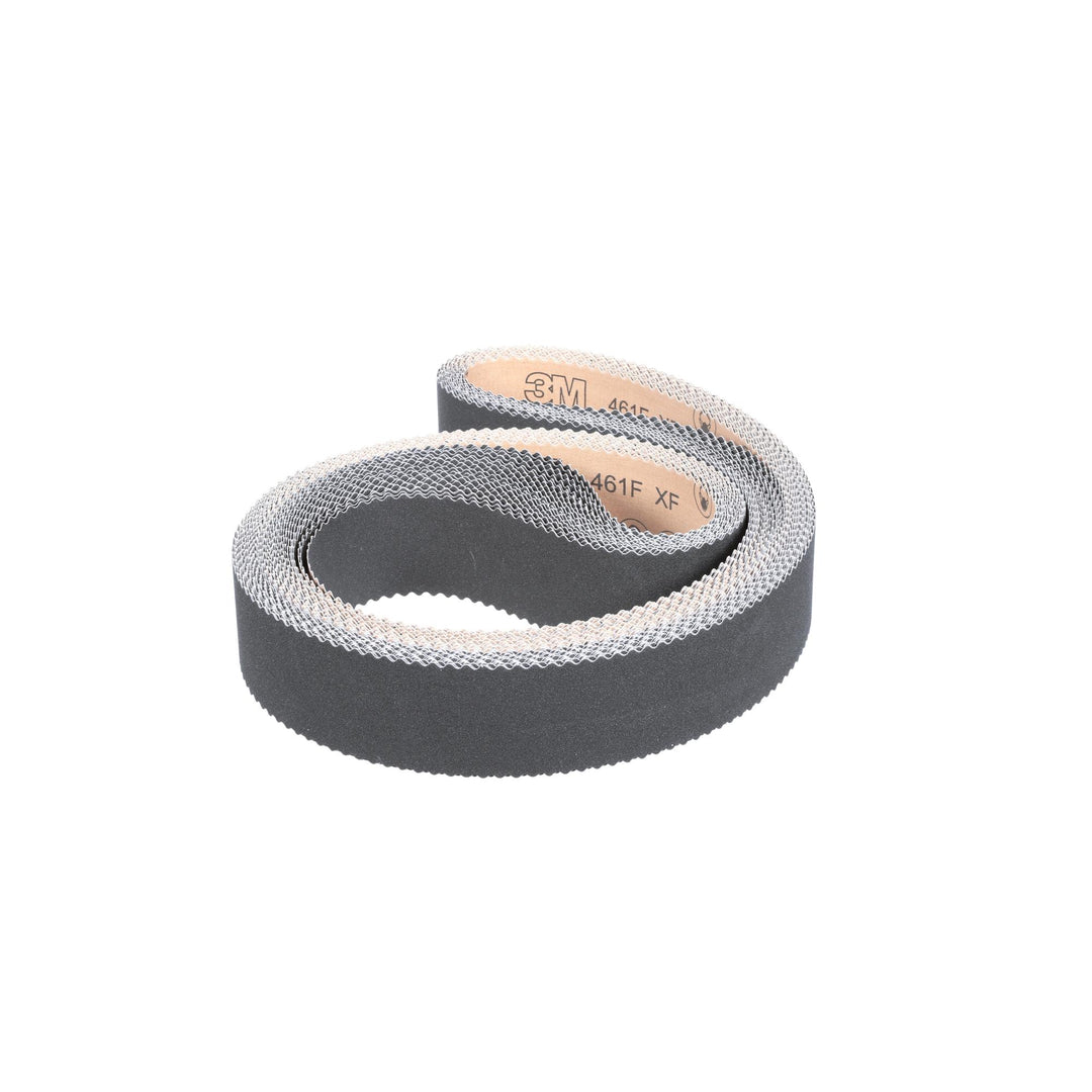3M Cloth Belt 461F, P180 XF-weight, 3 in x 106 in, Film-lok,
Single-flex, SCLPA