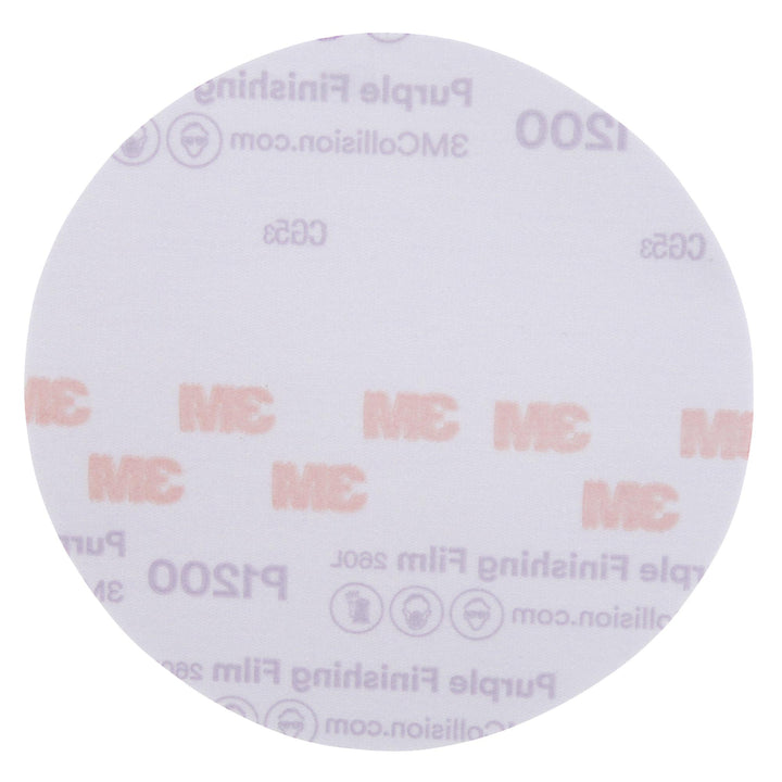 3M Hookit Purple Finishing Film Abrasive Disc 260L, 30668, 6 in,
P1200