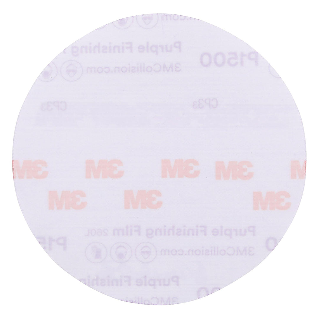 3M Hookit Purple Finishing Film Abrasive Disc 260L, 30667, 6 in,
P1500