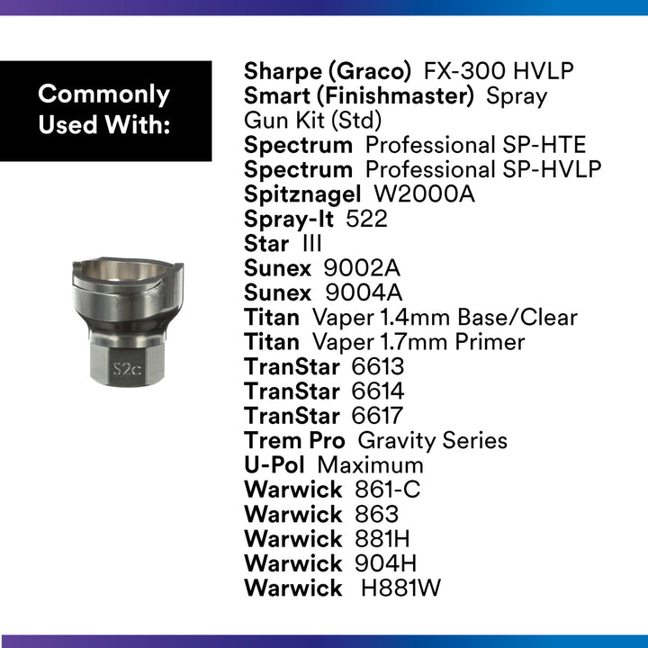 3M PPS Series 2.0 Adapter, 26003, Type S2c, 16 mm Female, 1.5 mmThread