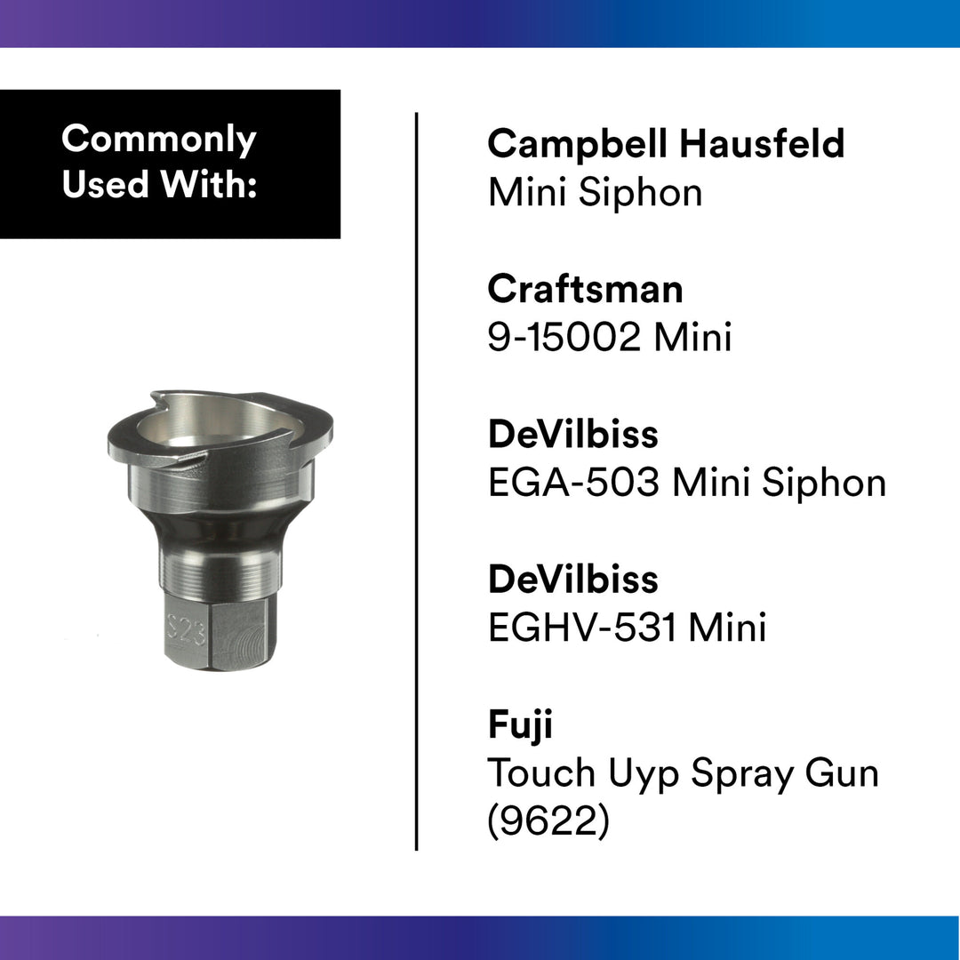 3M PPS Series 2.0 Adapter, 26109, Type S23, 1/4 Female, 18 Thread NPS
