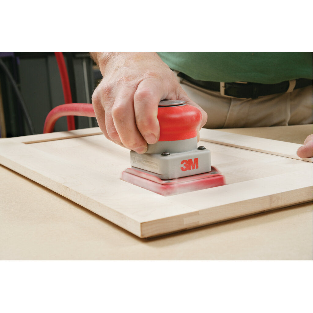 3M Self-Generated Vacuum Orbital Sander 20431, 3 in x 4 in, 1/8 in&nbsp;Orbit