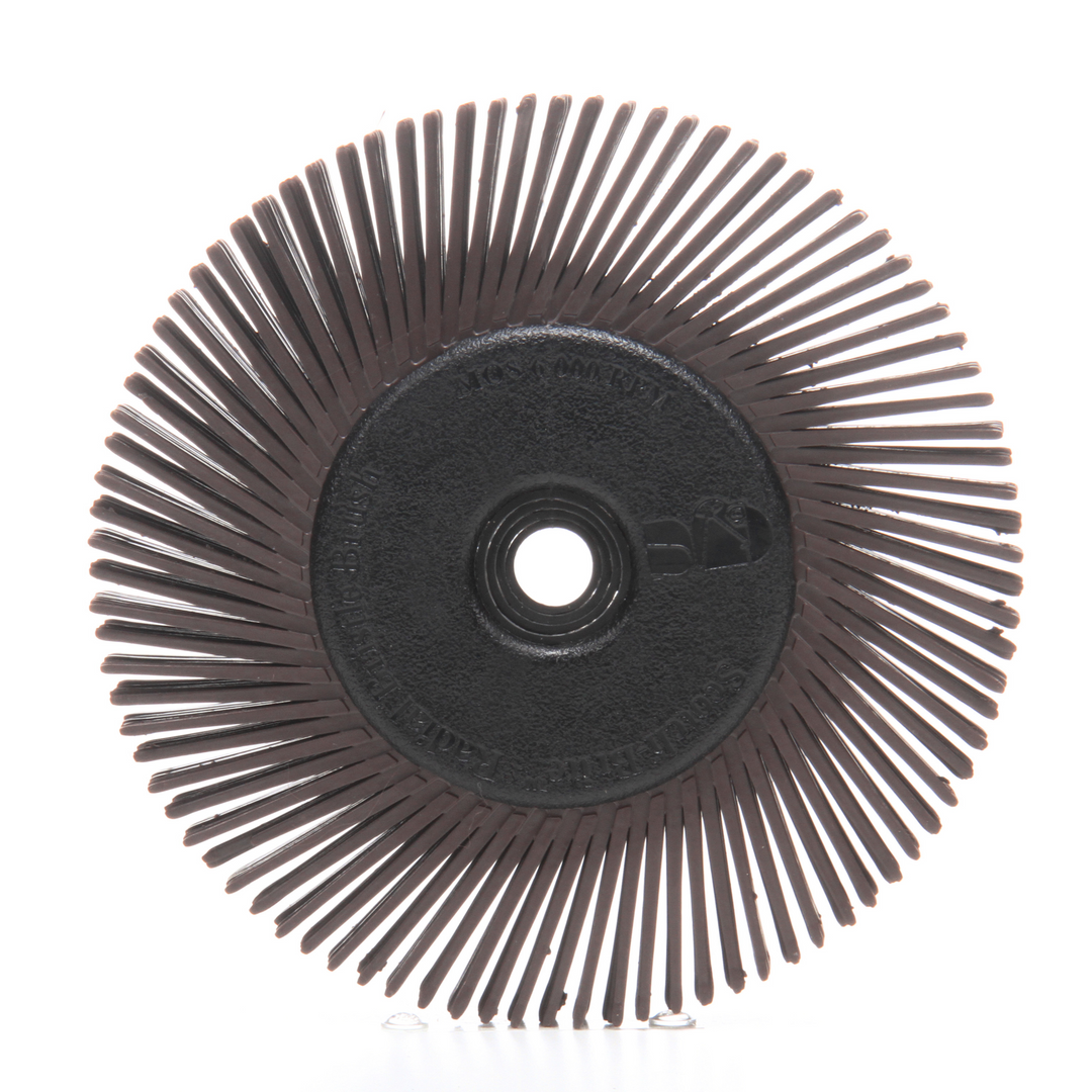 Scotch-Brite Radial Bristle Brush, 6 in x 1/2 in x 1 in 36 With
Adapter