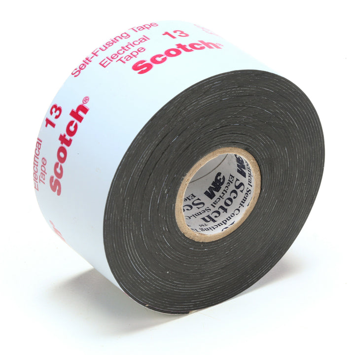 Scotch® Electrical Semi-Conducting Tape 13, 1-1/2 in x 15 ft, Printed,
Black