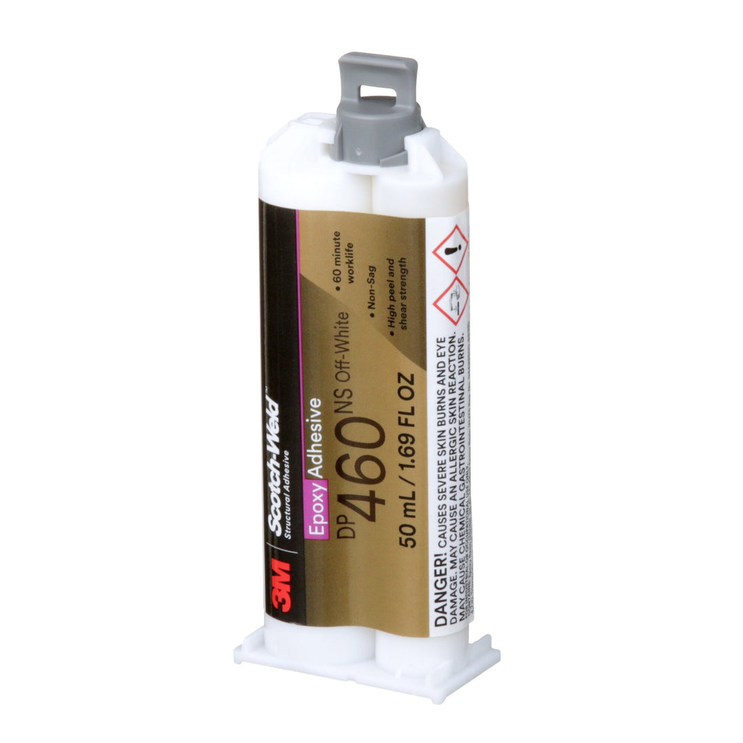 3M Scotch-Weld Epoxy Adhesive DP460NS, Off-White, 50 mL Duo-Pak