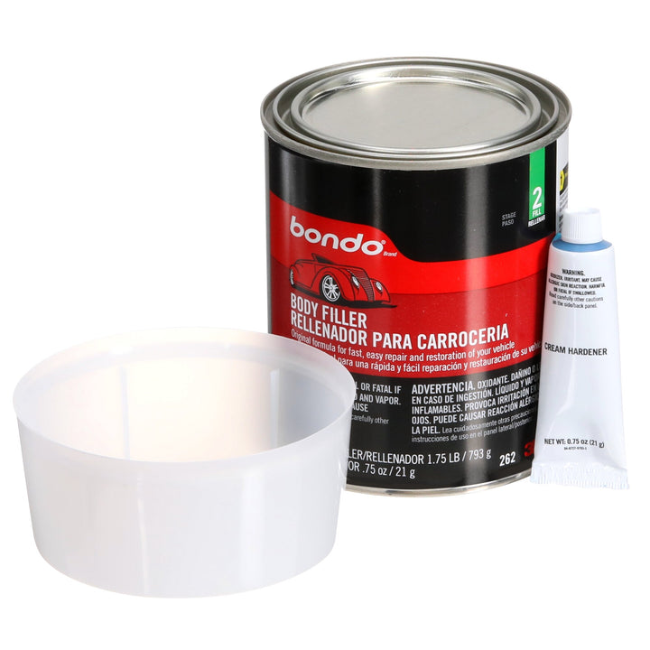 Bondo® Body Filler, 00262, 1 Qt 28 oz.