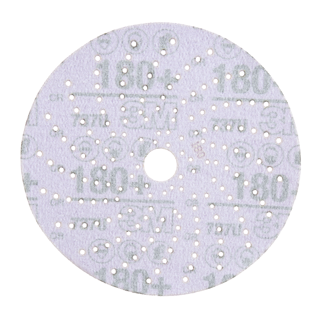 3M Cubitron II Hookit Clean Sanding Abrasive Disc, 31374, 6 in, 180+
grade
