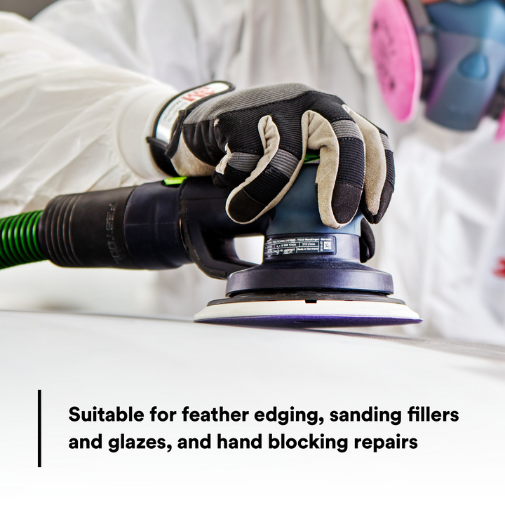 3M Cubitron II Hookit Clean Sanding Abrasive Disc, 31374, 6 in, 180+
grade