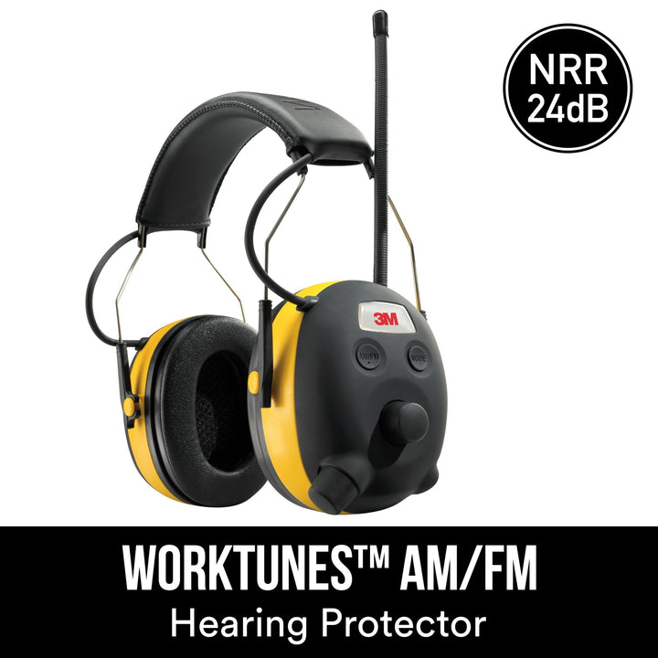 3M Worktunes AM/FM Hearing Protector, 90541H1-DC-PS