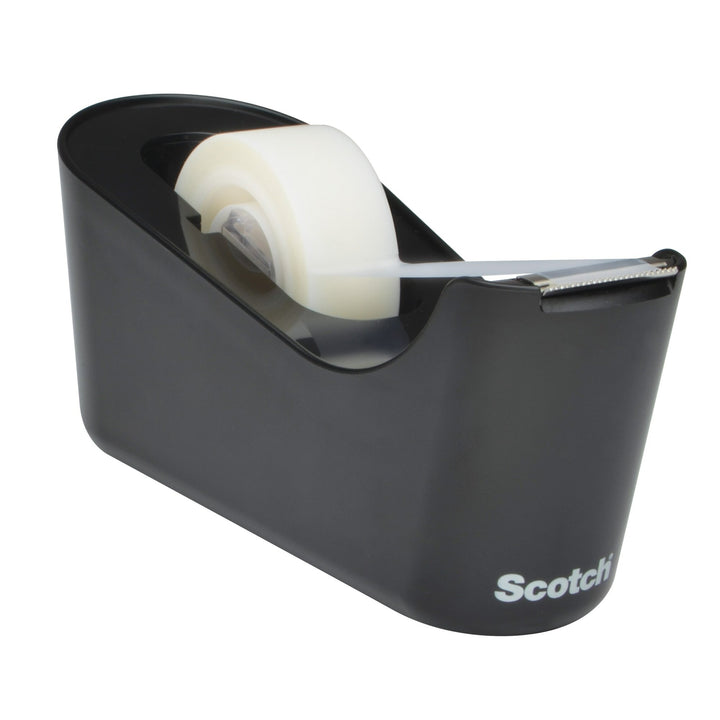 Scotch® Desktop Dispenser, C18-BLK, Black, 3/4" x 350"