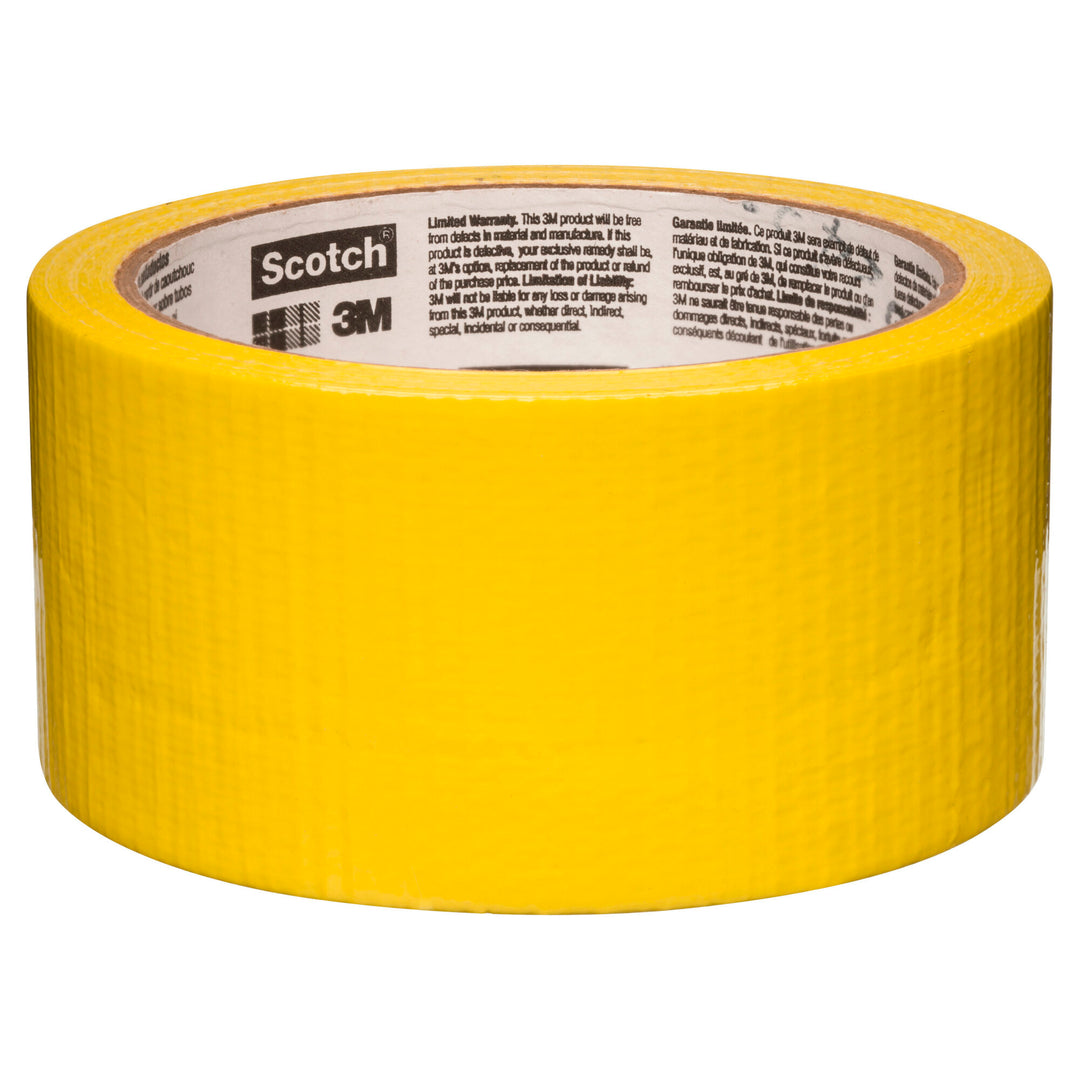 Scotch® Duct Tape 920-YLW-C, 1.88 in x 20 yd (48 mm x 18,2 m), Yellow