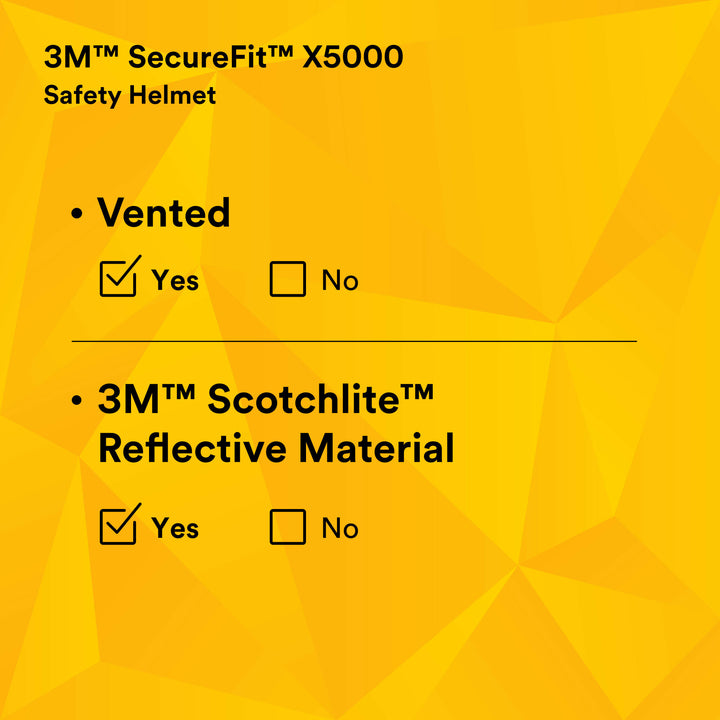 3M SecureFit Safety Helmet, X5003VX-ANSI,  Blue, vented, 1Ea/Box