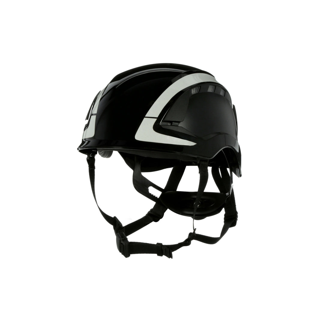 3M SecureFit Safety Helmet, X5012VX-ANSI,  Black, vented, 1Ea/Box
