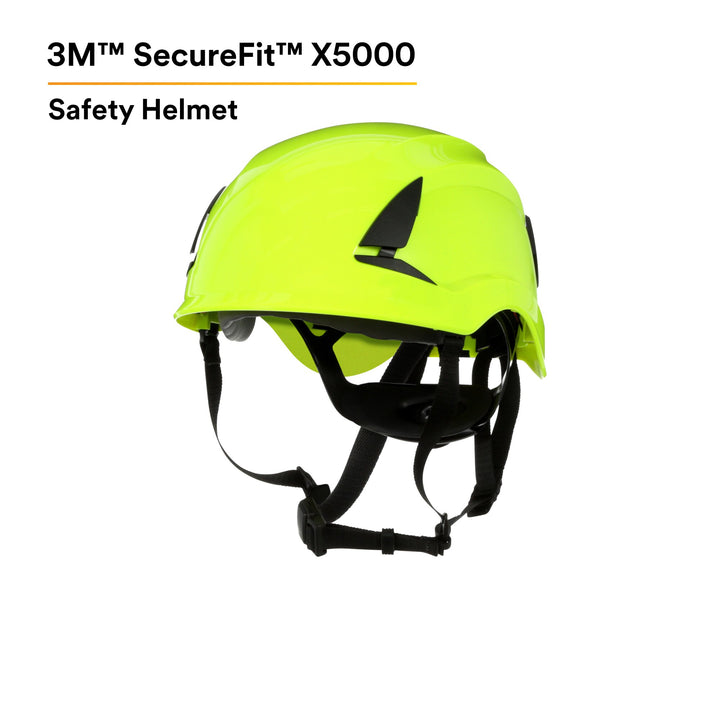 3M SecureFit Safety Helmet, X5014-ANSI,  HVGreen