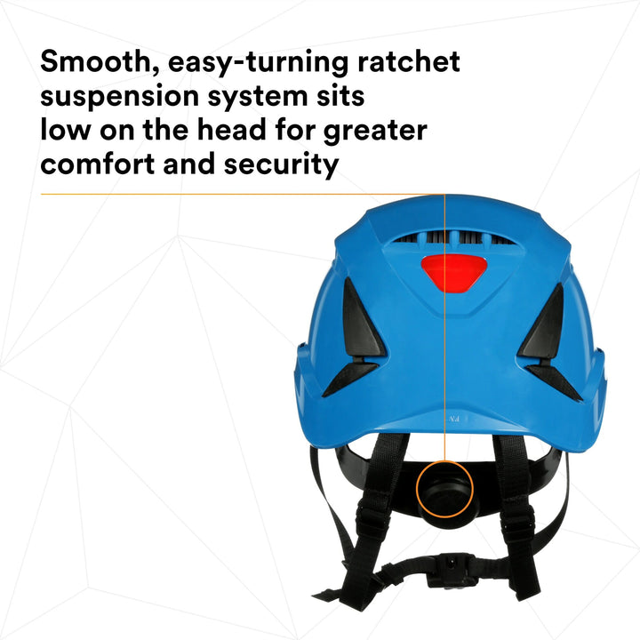 3M SecureFit Safety Helmet, X5003V-ANSI,  Blue, vented
