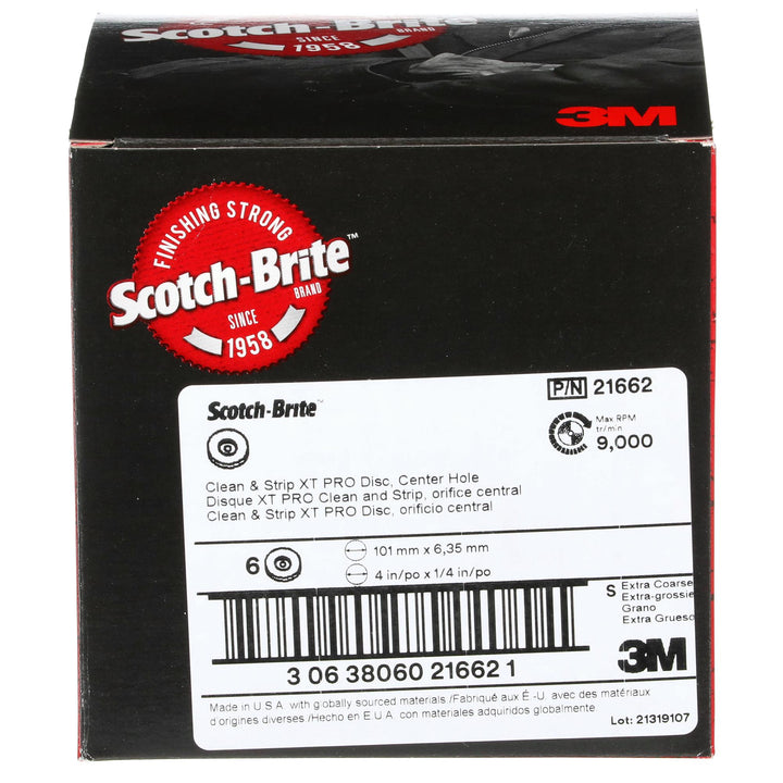 Scotch-Brite Clean and Strip XT Pro Disc, XO-DC, SiC Extra Coarse,
Purple