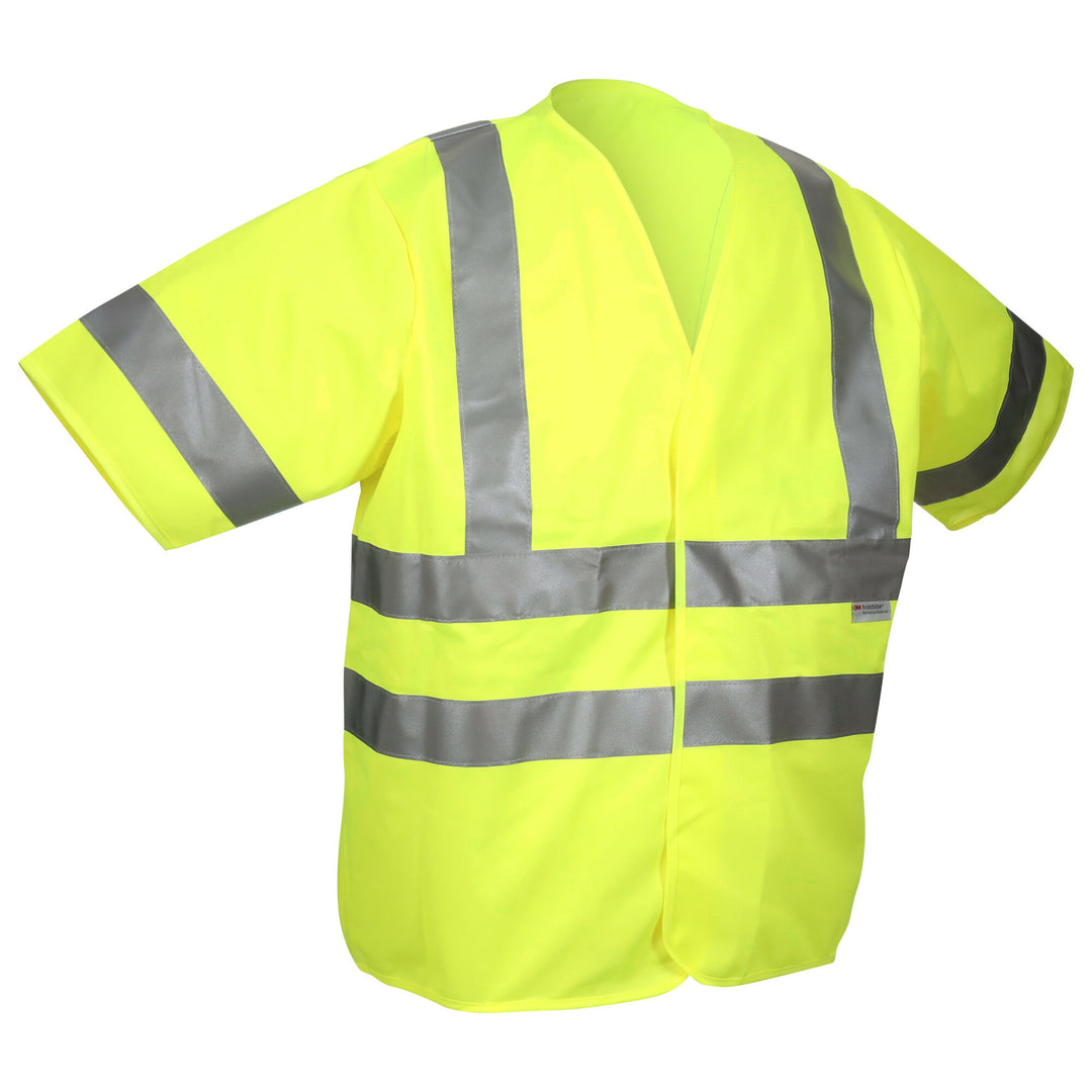 3M Reflective Vest Short Sleeve Construction Safety Vest– Class 3,94900H1-DC