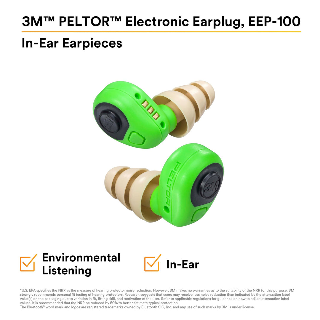 3M PELTOR Electronic Earplug, EEP-100