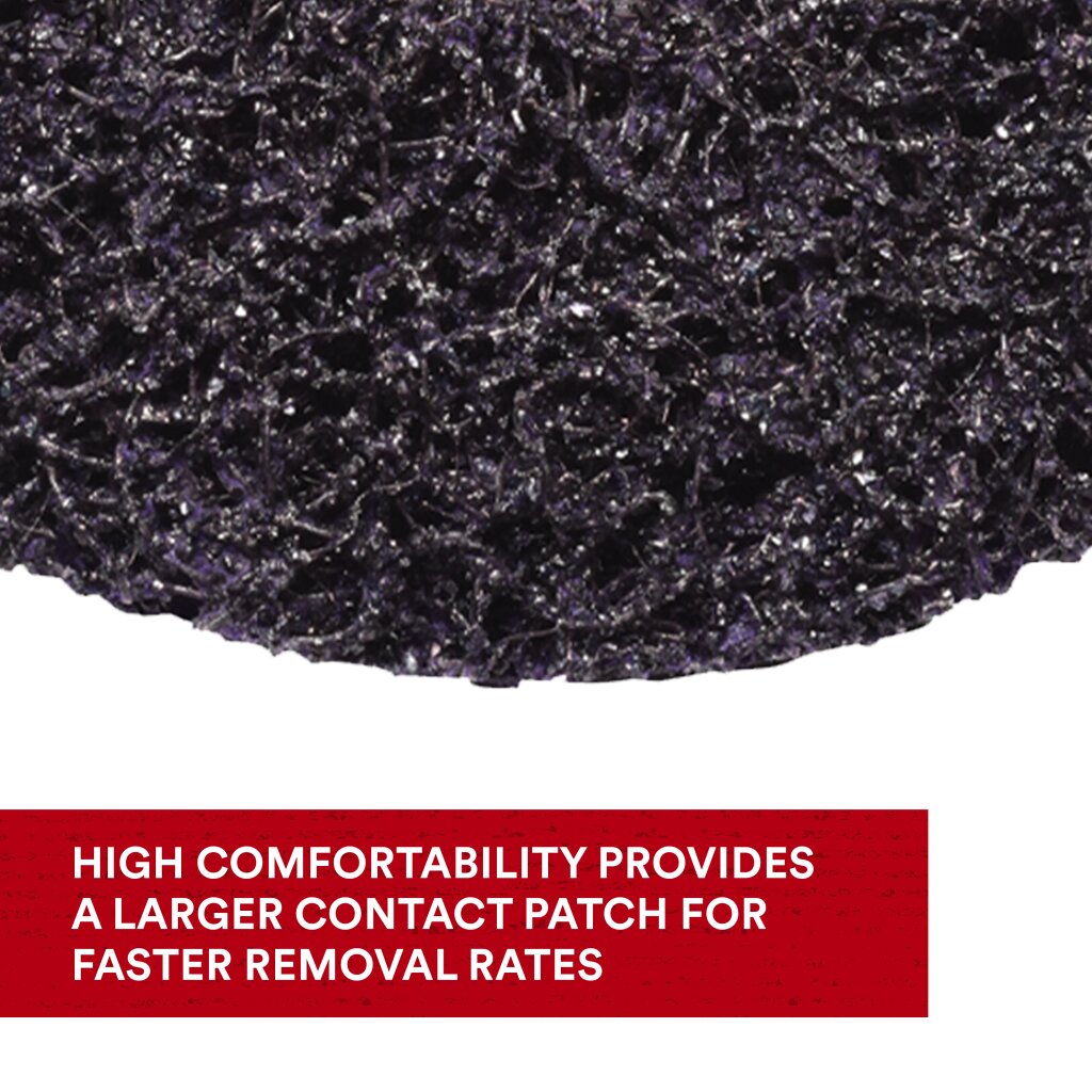 Scotch-Brite Clean and Strip XT Pro Disc, XO-DC, SiC Extra Coarse,Purple