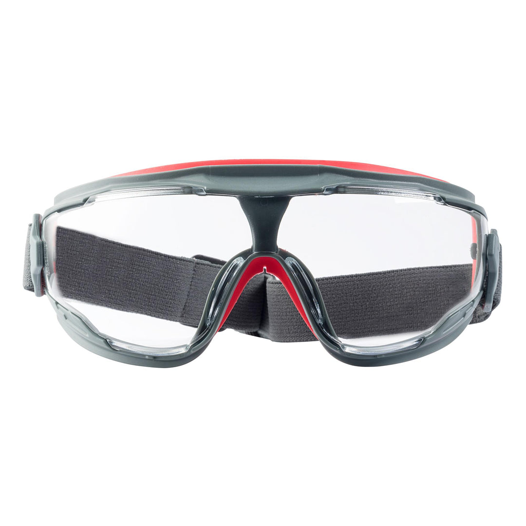 3M Anti-Fog Goggle with Scotchgard Protector 47212H1-VDC, Gray/Red,
Clear Lens