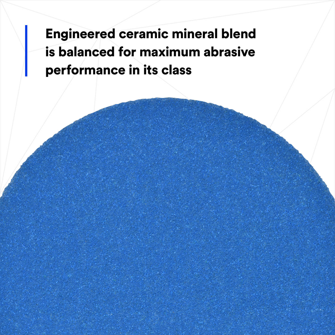 3M Stikit Blue Abrasive Disc Roll, 36268, 5 in, 180 grade, No Hole