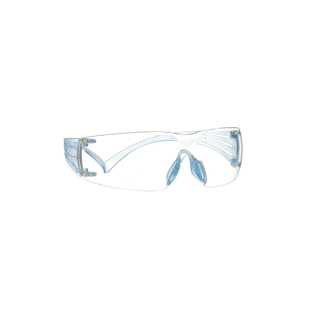 3M SecureFit 300 Series, SF301SGAF-LBL, Ice Blue Temples