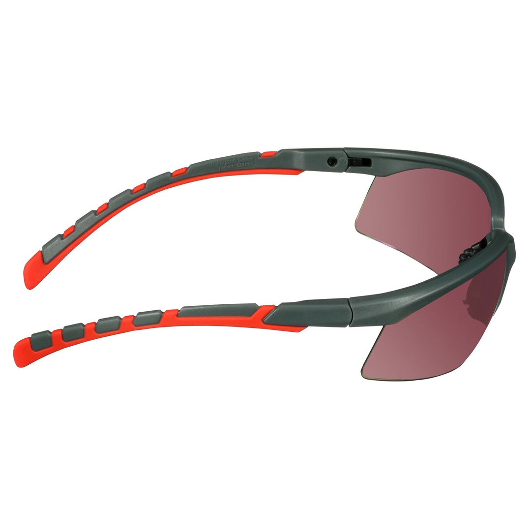 3M Solus 2000 Series, S2024AS-RED, Gray/Red Temples, Red MirrorAnti-Scratch lens