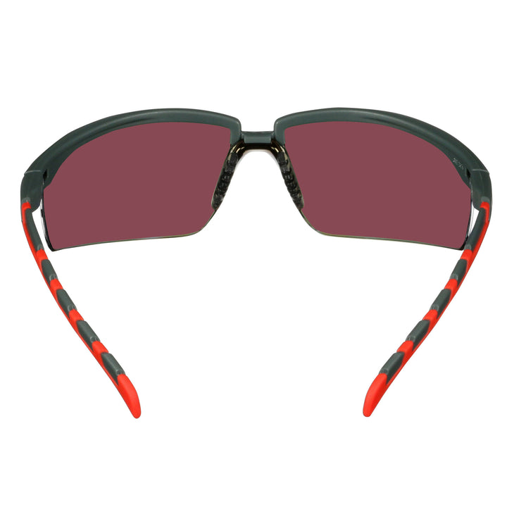 3M Solus 2000 Series, S2024AS-RED, Gray/Red Temples, Red MirrorAnti-Scratch lens