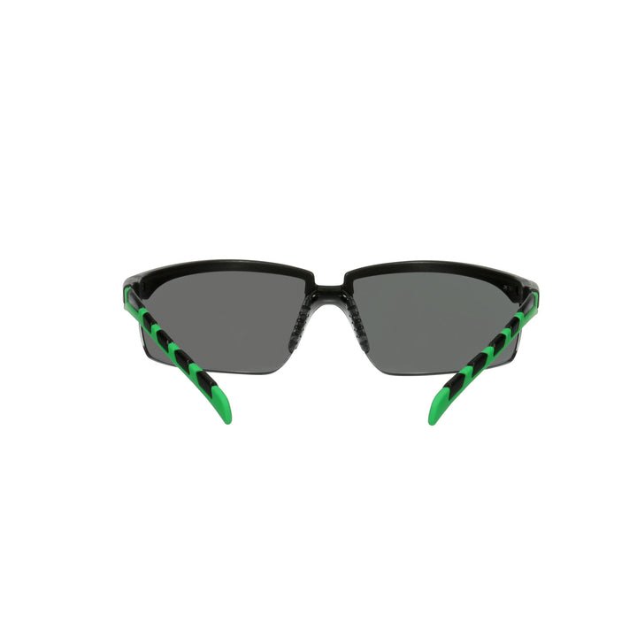 3M Solus 2000 Series, S2030AS-BLK, Black/Green Temples