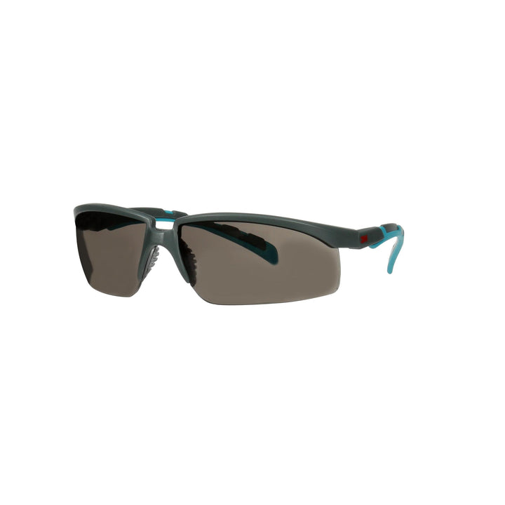 3M Solus 2000 Series, S2002SGAF-BGR, Gray/Blue-Green Temples