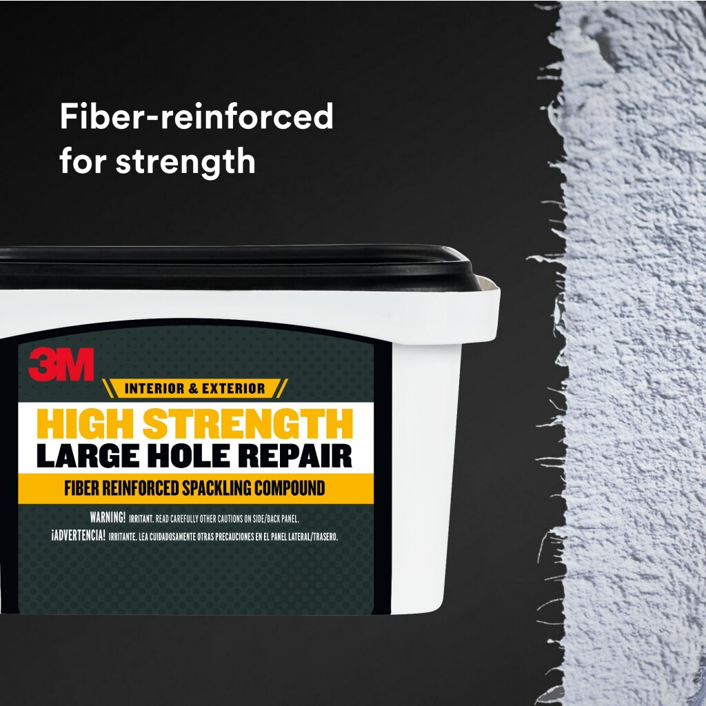 3M High Strength Large Hole Repair, 12 oz, LHR-12-BB