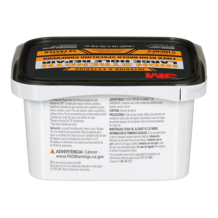3M High Strength Large Hole Repair, 32 oz, LHR-32-BB