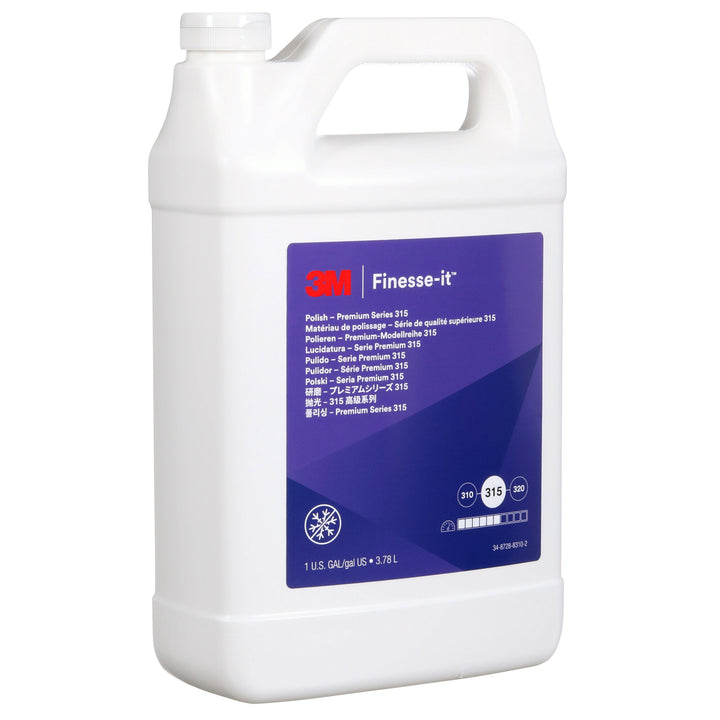 3M Finesse-it Polish Premium 315, 77197, White, Compound, 3.785 Liter
