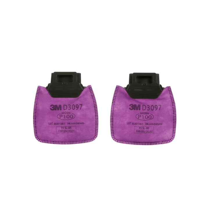 3M Secure Click Particulate Filter P100 with Nuisance Level OrganicVapor Relief