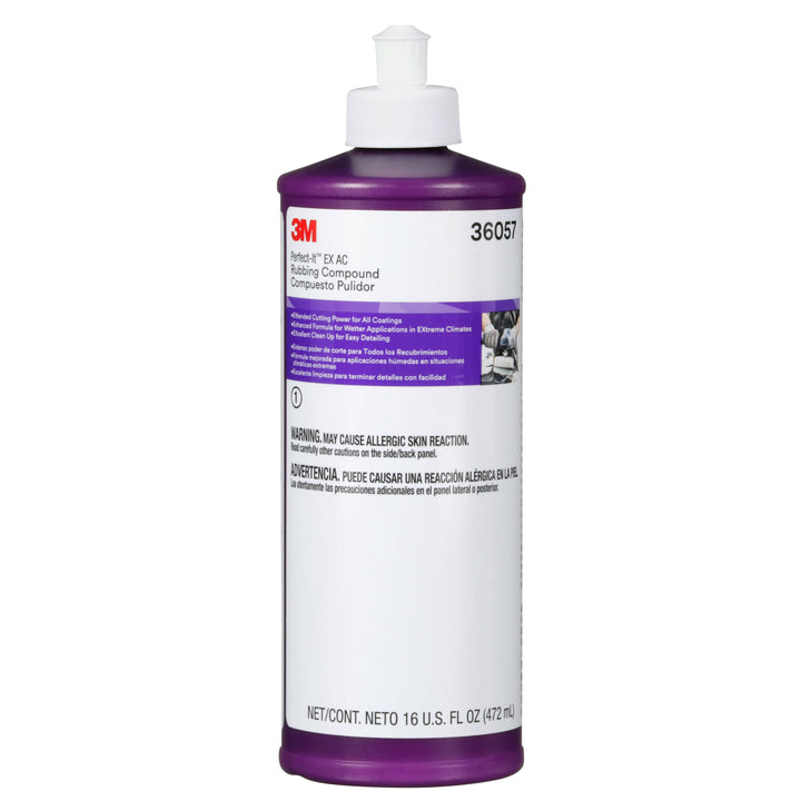 3M Perfect-It EX AC Rubbing Compound 36057, 16 fl oz (472 mL)